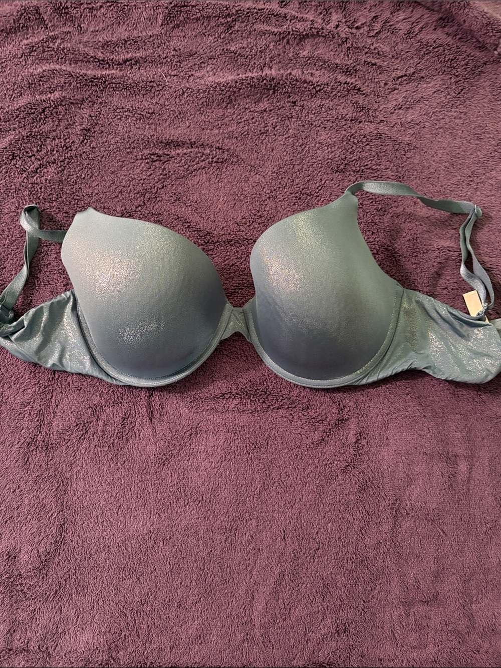 Victoria's Secret Shimmery Sage Green Push-Up Bra